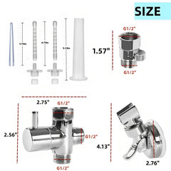 NINXIMI enema nozzle with integrated filter cotton for debris-free operation.