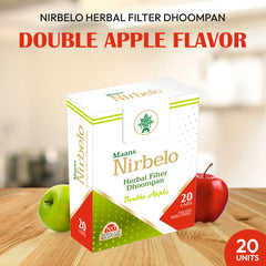 Nirbelo Herbal cigarettes twist visual shows handpicked herbs for a flavorful, smoke-free experience.
