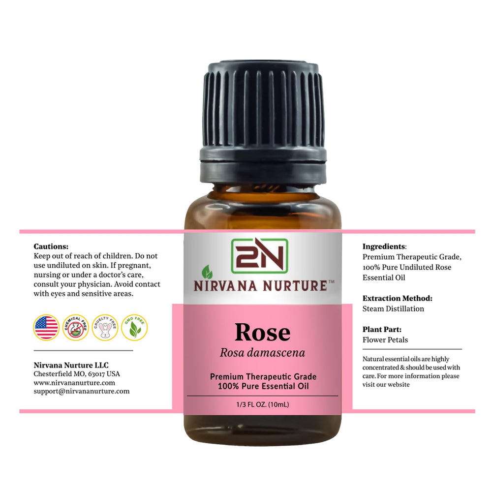 Nirvana Nurture Rose oil packaging unboxing experience