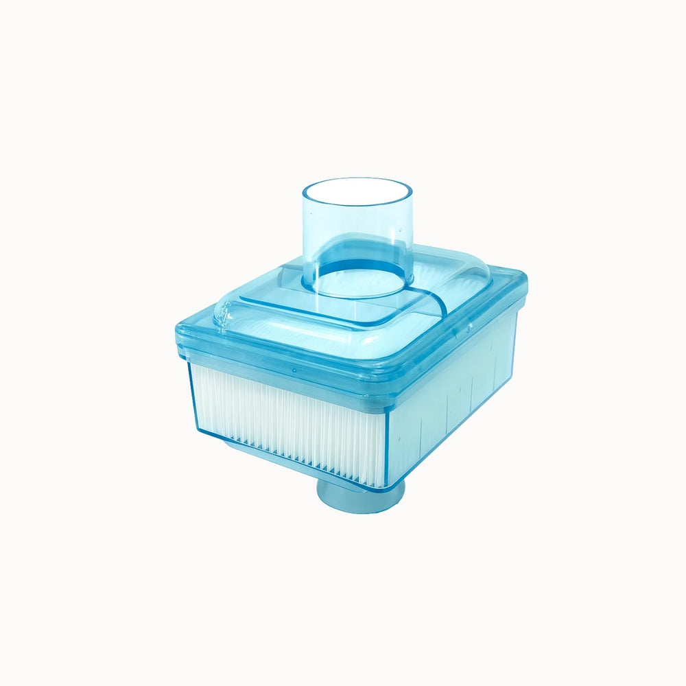 Nispira CPAP inline filter packaging protects dust-free storage