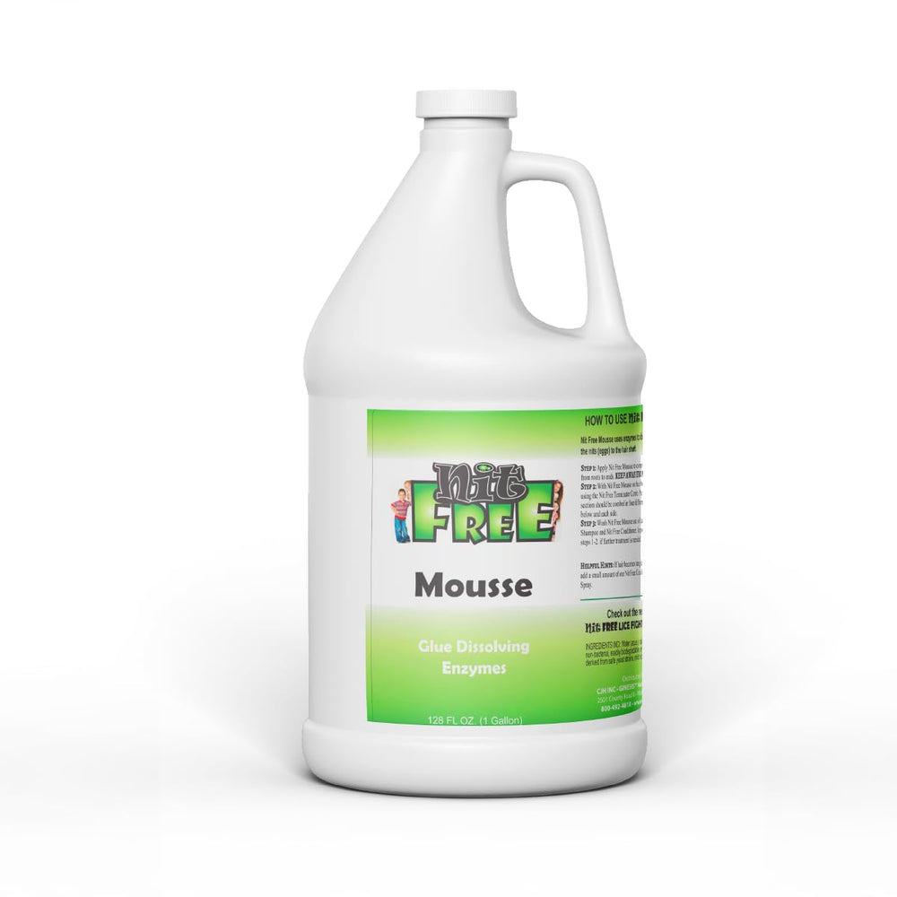Nit Free Terminator mousse bottle, 1-gallon refill for simple, mess-free use