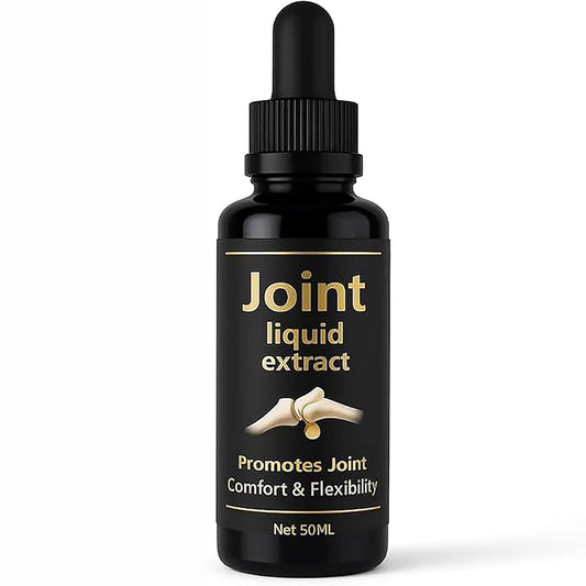 Nitidissima Joint Extract Liquid bottle being poured for easy daily use.