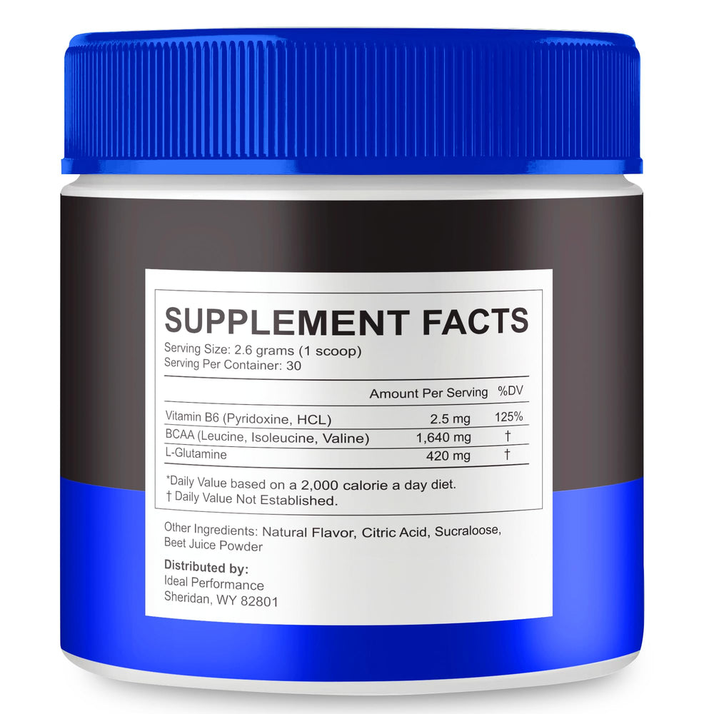 NitricBoost Ultra Powder bottle front shows bold formula for energy and blood flow