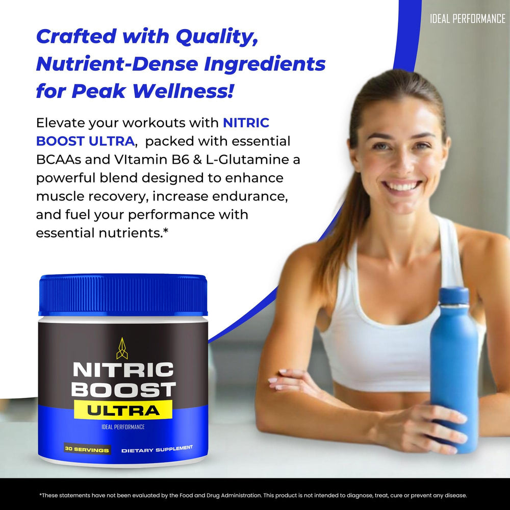 NitricBoost Ultra Powder performance setup shows active use during workouts