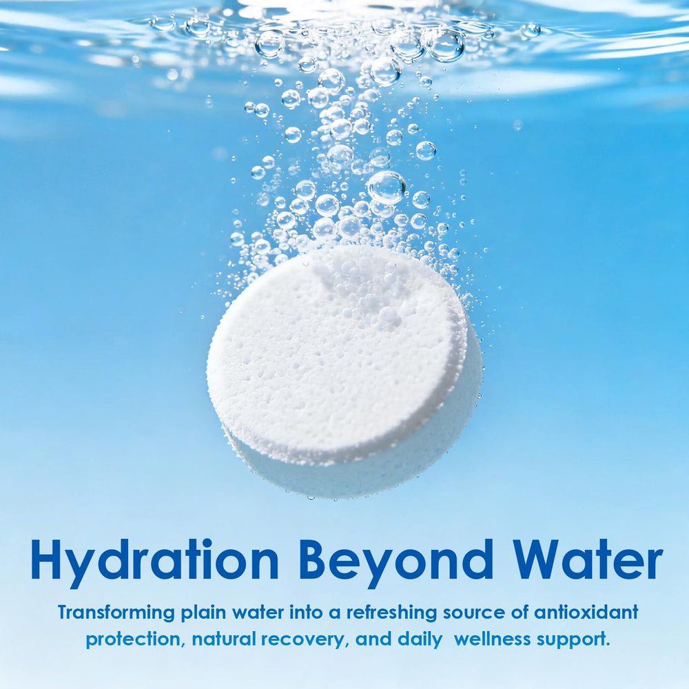 NKTOLEE fast-dissolve tablet in 16 oz water for rapid hydration.