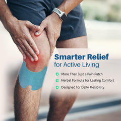 N-Labs ArcticZen knee patch closeup with menthol for cooling sensation
