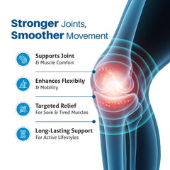 N-Labs ArcticZen knee patch flexible material supports movement