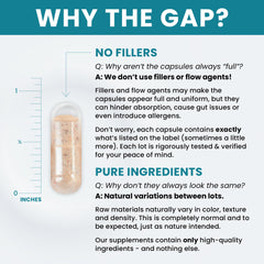 No fillers label close-up emphasizes clean formula