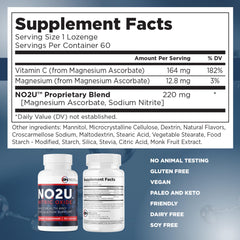 NO2U Bryan NITRICEUTICALS pre-workout setting suggests endurance support.
