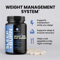 Nobi Nutrition Night Time Fat Burner melatonin ingredient highlights sleep-friendly formula