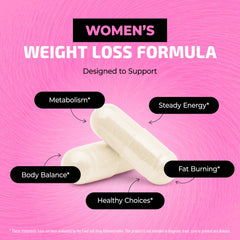 Nobi Nutrition weight loss pills women packaging shot with bold branding.