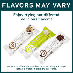 No Cow bar in gym bag: convenient snack between workouts and meetings.