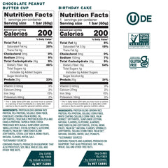 No Cow dipped bars coating closeup highlights rich texture and indulgent flavor.