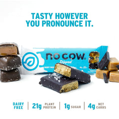 No Cow High Protein Bar keto-friendly, dairy-free snack option.