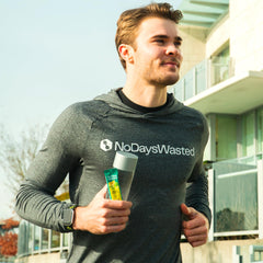 No Days Wasted On-the-go use fits workouts, commutes, and travel days.