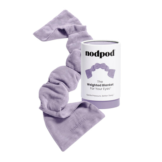 Nodpod gentle-pressure sleep mask four-pod design delivers calming weight