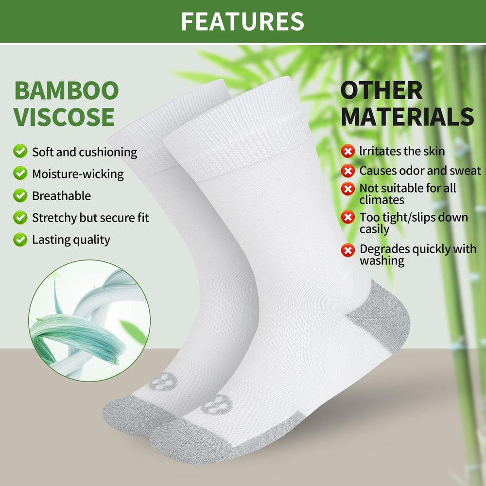 NOLUNT non-binding design around the ankle supports relaxed wear.