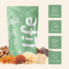 Non Fungible Mushrooms Life powder scoop for precise, convenient daily servings