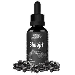 Non Fungible Mushrooms Shilajit tincture bottle for everyday vitality.