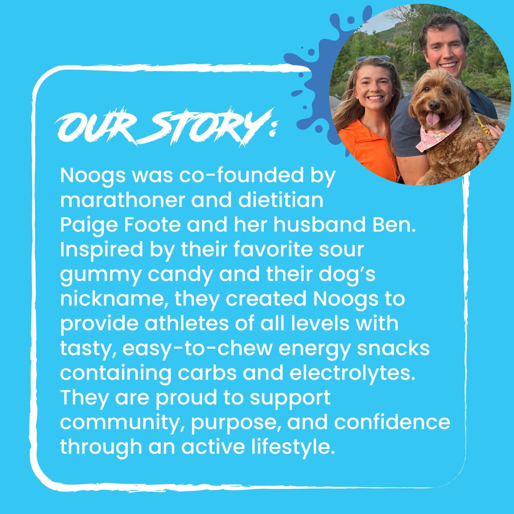 Noogs on-the-go pack, lightweight energy for pockets or belts