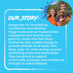 Noogs on-the-go pack, lightweight energy for pockets or belts