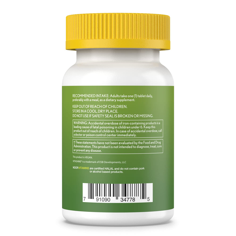 Noor Vitamins B complex supports energy and metabolism.