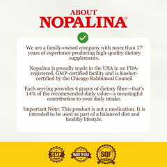 Nopalina Flax Seed Plus Capsules packaging beside yogurt bowl for versatile use.