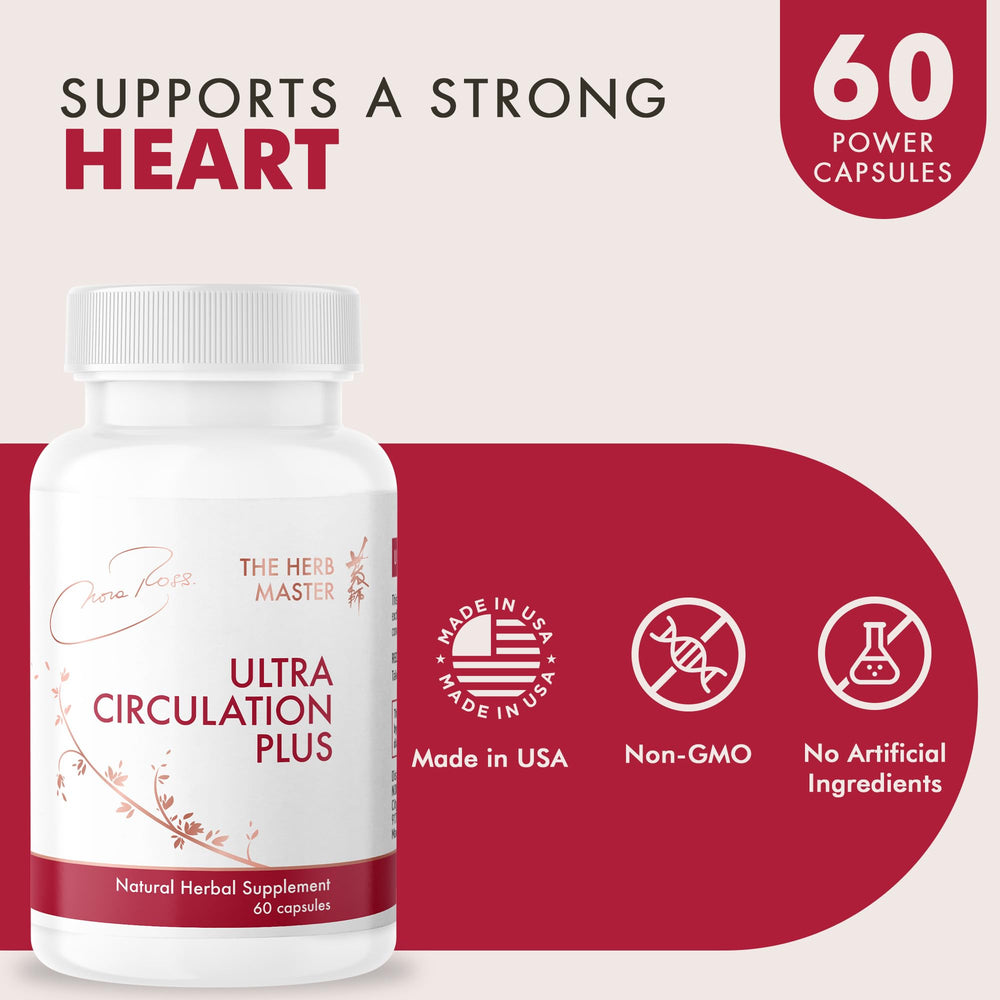 Nora Ross Ultra Circulation bottle front label highlights clean, USA-made formulation.