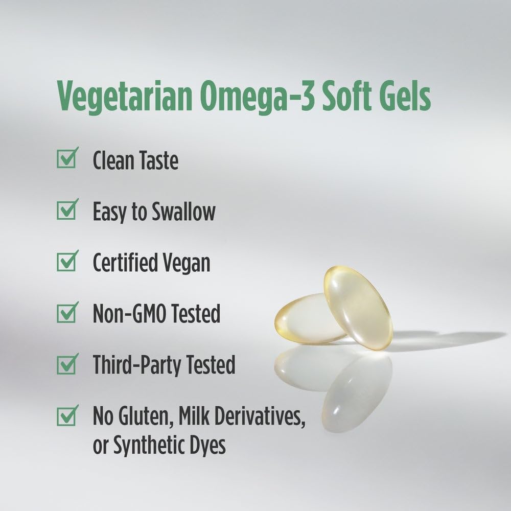 Nordic Naturals Algae DHA non-GMO gluten-free softgels