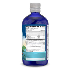 Nordic Naturals orange bottle pour shot, smooth taste with no fishy burps
