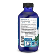 Nordic Naturals Arctic Cod Liver Oil orange flavor splash and appetizing look