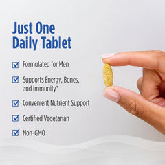 Nordic Naturals Men’s Multivitamin One Daily gluten-free and non-GMO seal