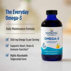 Nordic Naturals Omega-3 lemon flavor close-up highlighting lemon taste and blend.