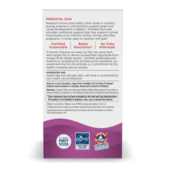 Nordic Naturals Prenatal DHA vitamin D3 combo image highlighting bone and mood support.