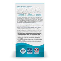 Nordic Naturals Ultimate Omega Minis serving two minis per serving visual