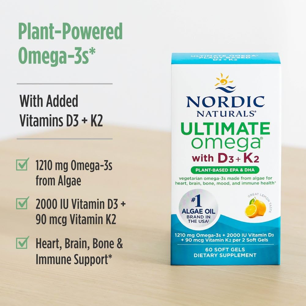 Nordic Naturals Ultimate Omega Plant-Based sustainability and ethics badge