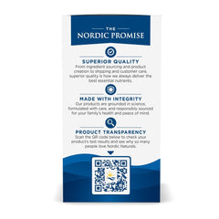 Nordic Naturals Vitamin B Complex ingredients panel emphasizing purity and broad vitamin coverage