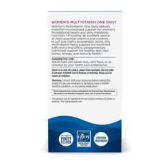 Nordic Naturals Women's Multivitamin One Daily tablet-serving illustration of a single daily tablet.