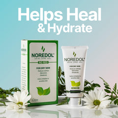 Noredol Skin Care Gel closeup texture showing light, non-greasy gel consistency