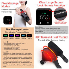 Normia Rita 5-mode massage targets thumb and wrist relaxation