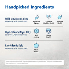 Wild Atlantic kelp in ActiFEM signaling mineral-rich content for balance.