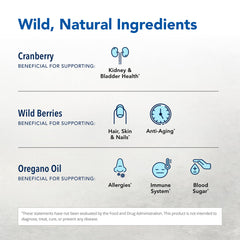 Raw cranberry visuals show preserved nutrients and enzymes in CranFlush