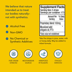 H2Orega drops illustrating simple dosing with micellized oregano oil