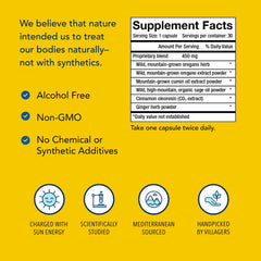 OregaRESP packaging front showcasing non-GMO, additive-free formula