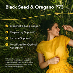 Resp-Immune label closeup by North American Herb & Spice emphasizes potent immune-friendly ingredients.
