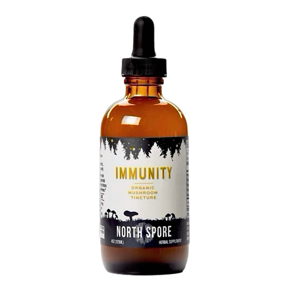 North Spore tincture being poured to show easy daily use.