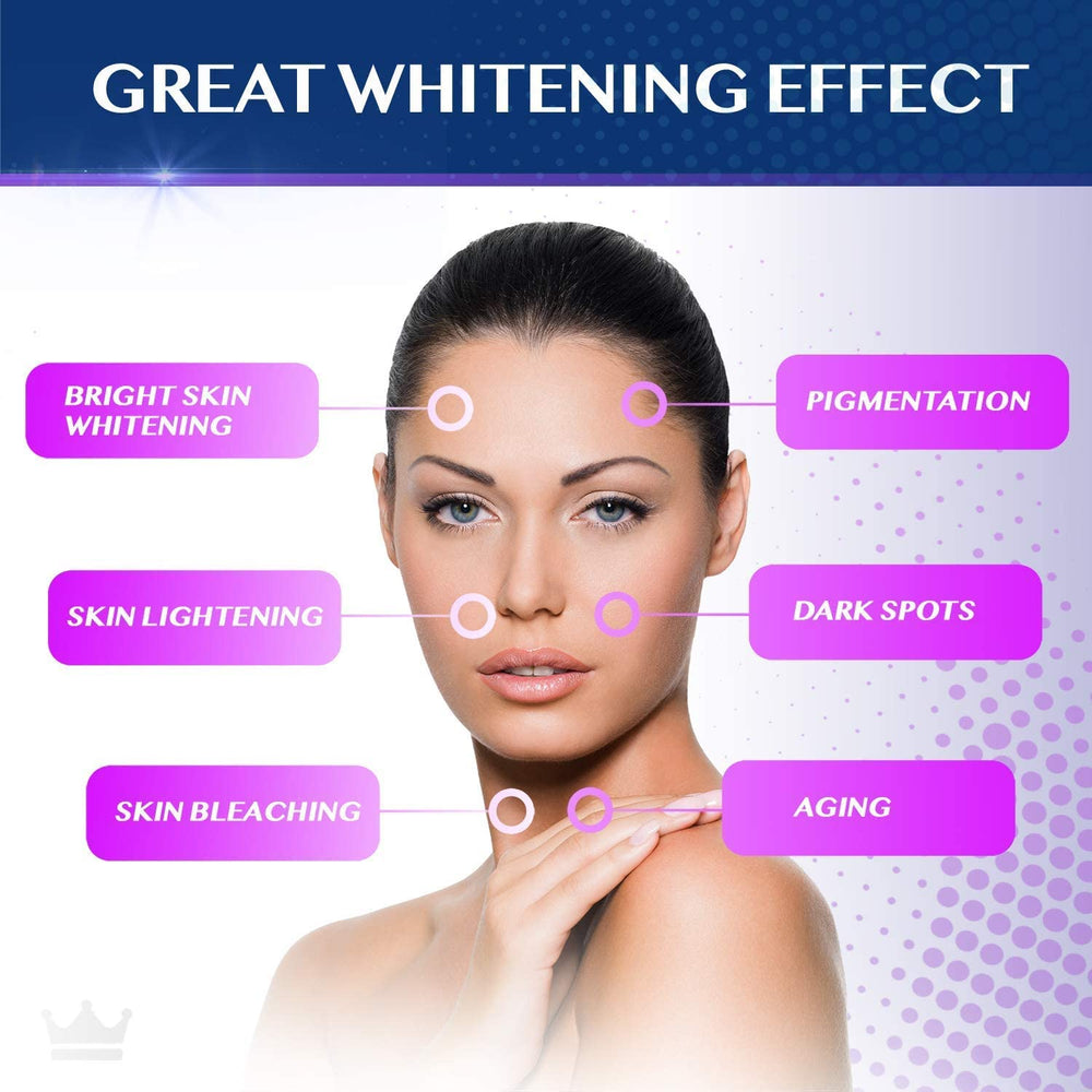 Northern Crown Cosmetics Glutathione pills bottle side highlighting vegan formula