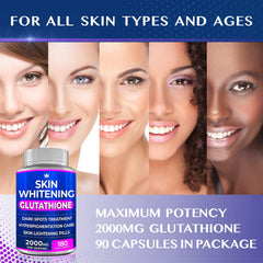 Northern Crown Cosmetics Glutathione pills capsules close-up