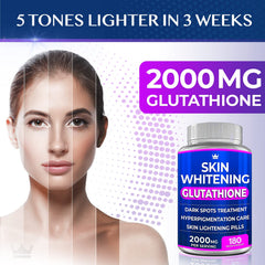 Northern Crown Cosmetics Glutathione pills packaging display