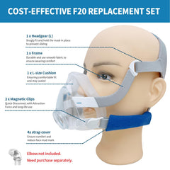 Nosadi F20 frame with quick-disconnect for easy adjustments and durability.